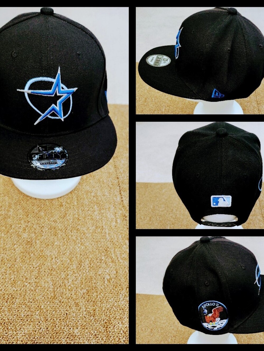 HOUSTON ASTROS MLB BASEBALL SNAPBACK HAT.